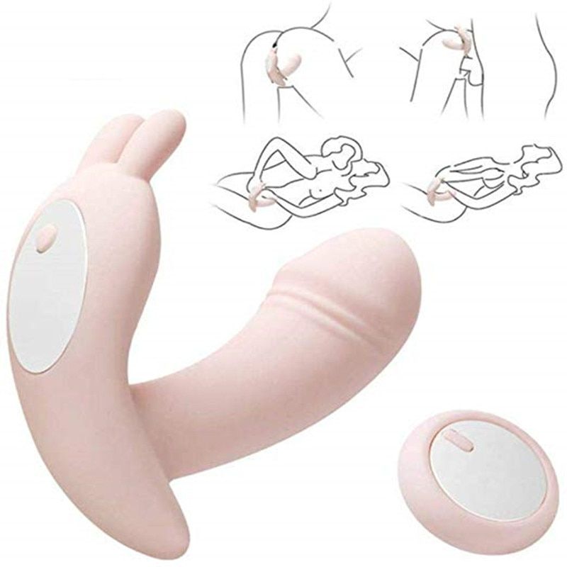 Remote Control Wearable Rabbit Dildo Vibrator G-spot Oris