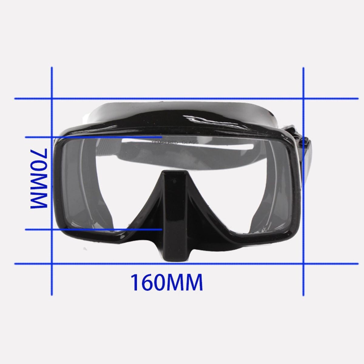 Dry Top Snorkel Free Breathing Snorkeling Gear Black