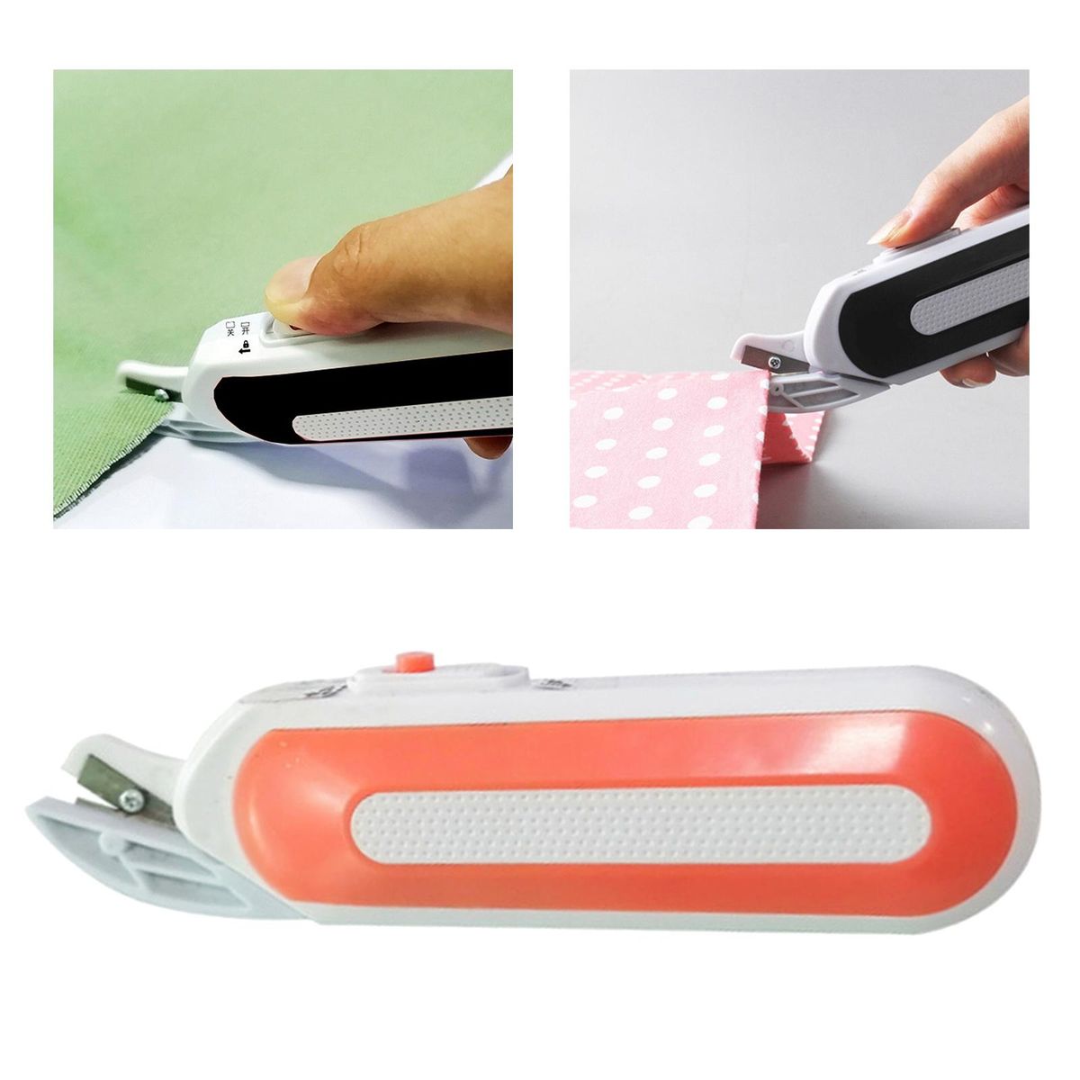 Electric  Mini Battery Powered For Sewing Tailors Orange