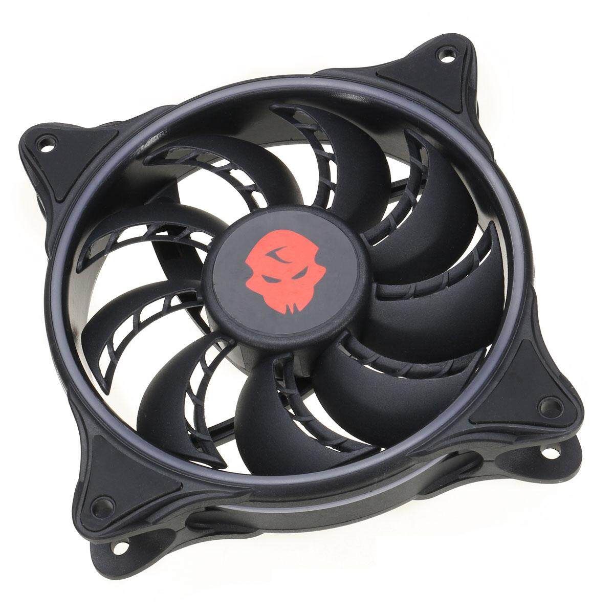 120mm Computer PC Case Cooling Fan RGB LED 1300RPM Quite Cooler Dual Rings & Kit