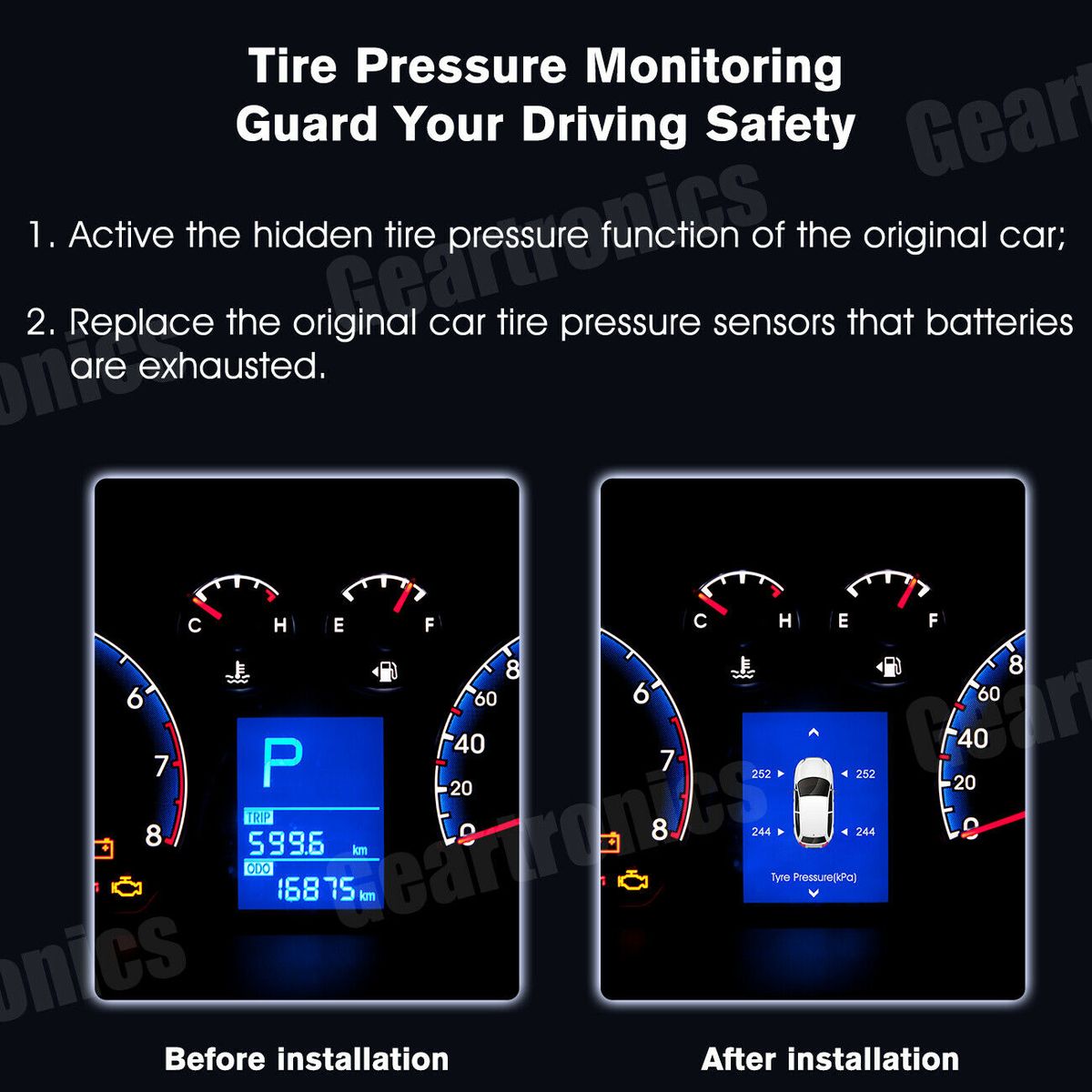 Car TPMS Tire Pressure Monitor R System For BMW Tyre