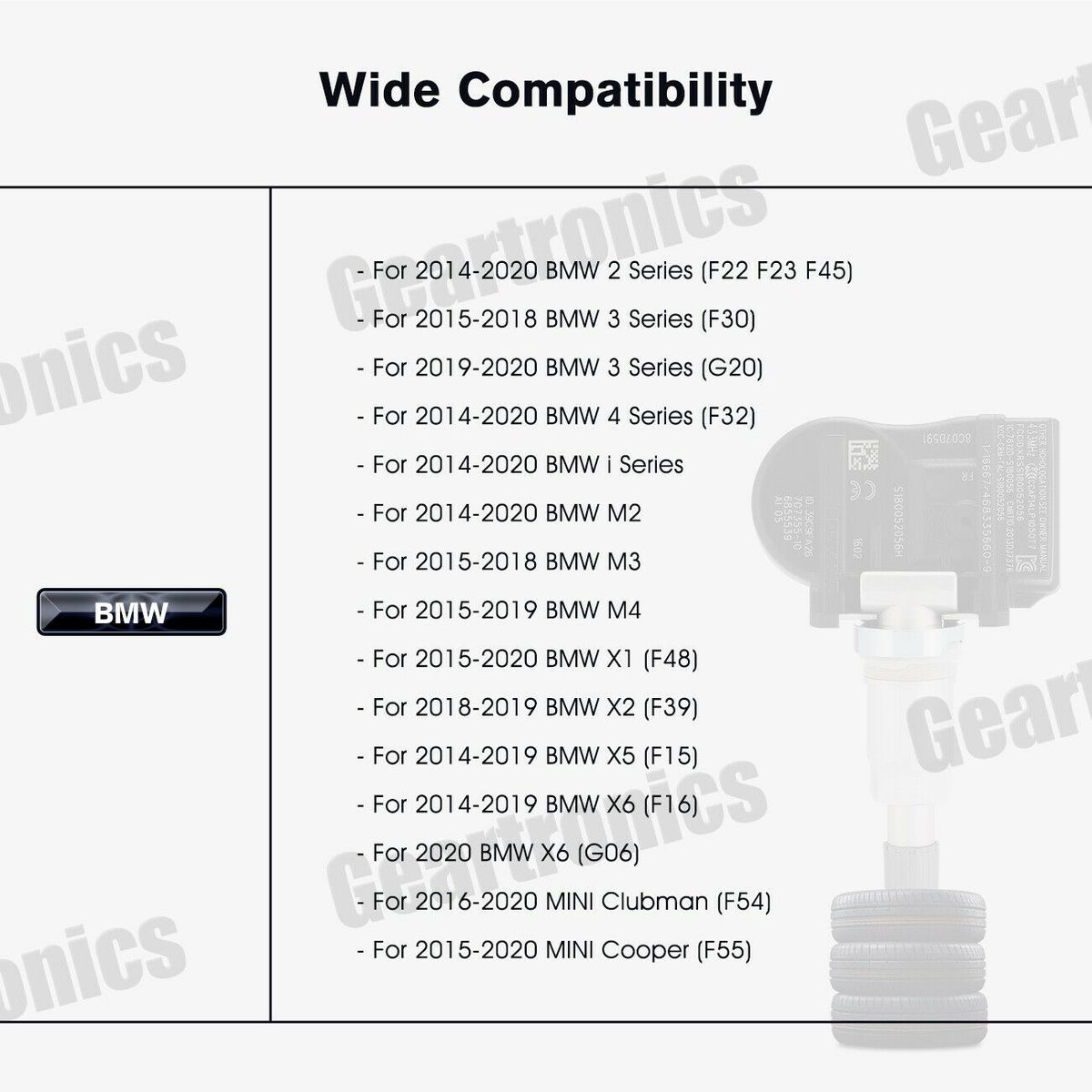 Car TPMS Tire Pressure Monitor R System For BMW Tyre