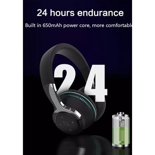 Wireless Colorful Lights Waterproof Bluetooth Headphones