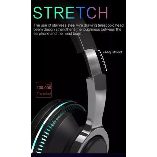Wireless Colorful Lights Waterproof Bluetooth Headphones