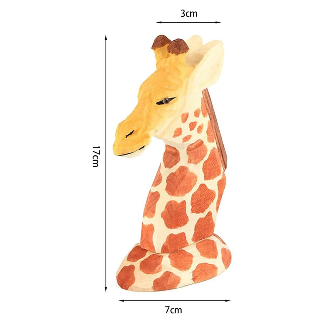 Animal Eyeglass Frame Animal-Shaped Hand-Carved Wooden Eyeglass Frame Eyeglass Frame Giraffe