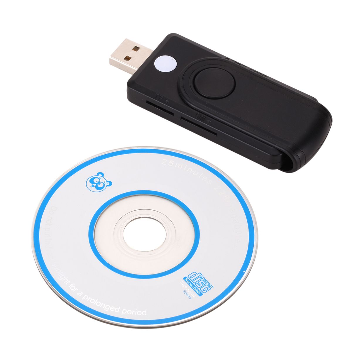 USB2.0 Smart Card Reader TF SD SIM Card Reader Bank Card ID