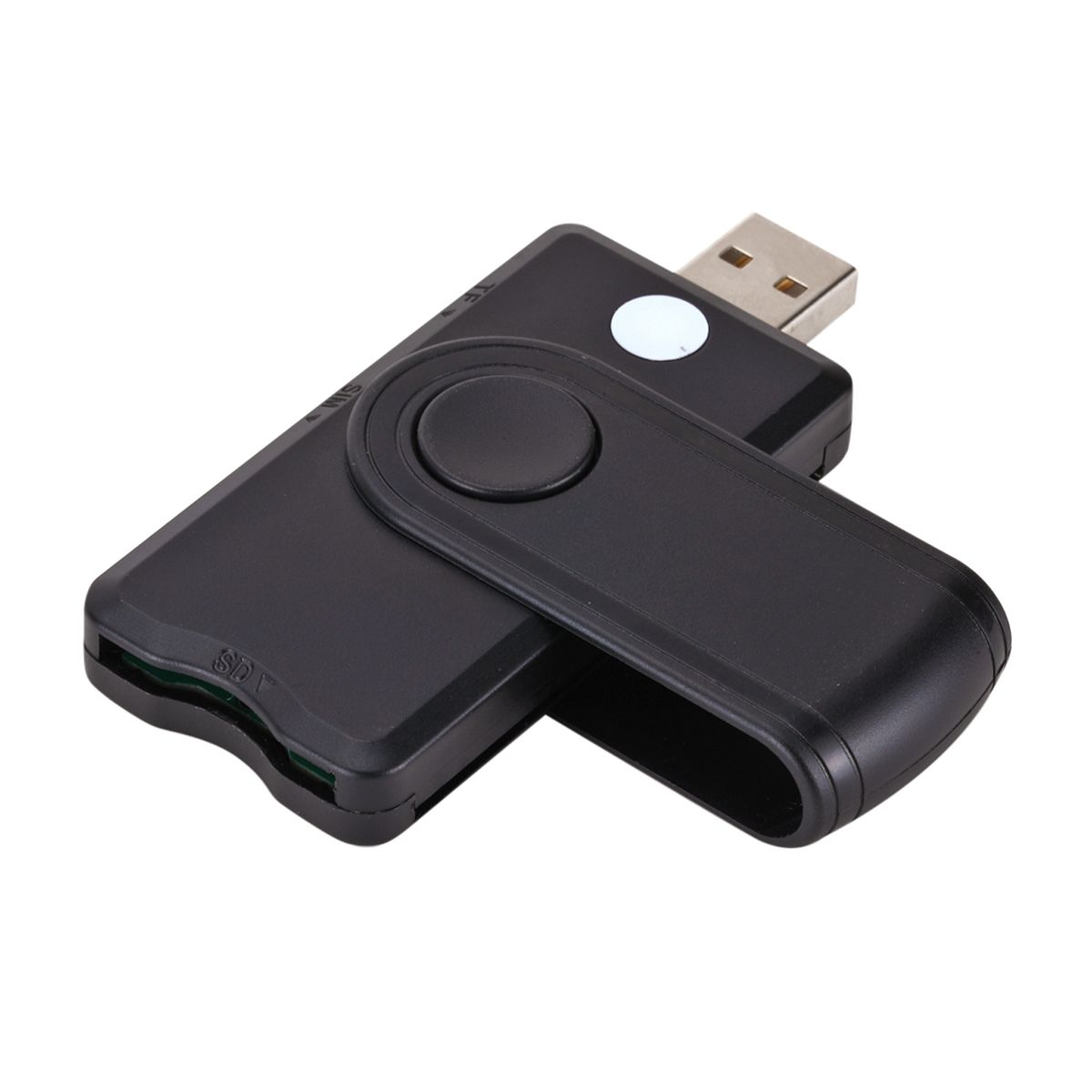 USB2.0 Smart Card Reader TF SD SIM Card Reader Bank Card ID