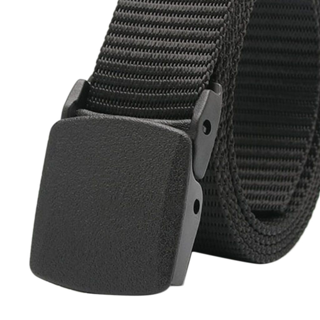 Nylon Belt Travel Sports Long Web Belt  Waistband Black