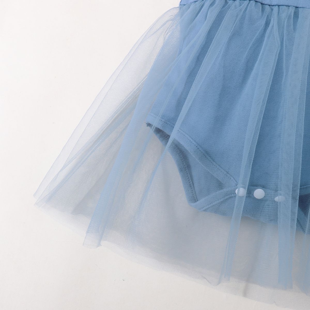 0-18Months Newborn Baby Girl Princess Dress Summer Romper + Headband -Blue