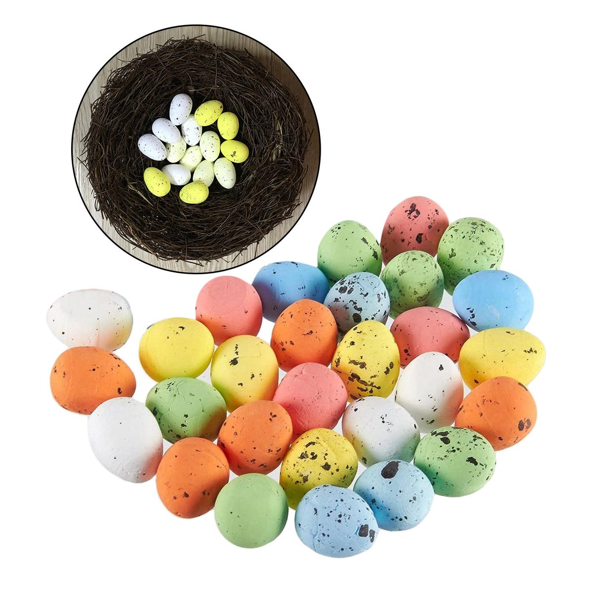 30Pieces Foam Easter Eggs Simulation Easter Egg Hunt Game Party Home
