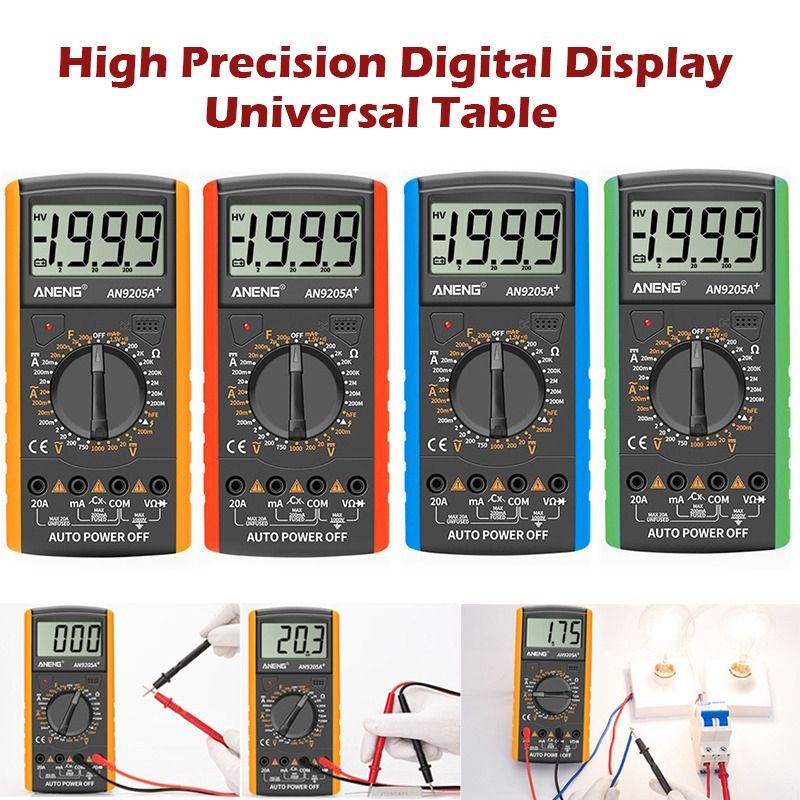 Professional Multimeter Digital Multimeter Tester Manual