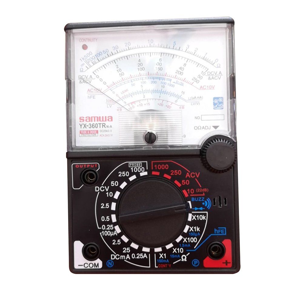 YX-360TRn Analog Multimeter Plastic Gauge Shell AC DC Volt