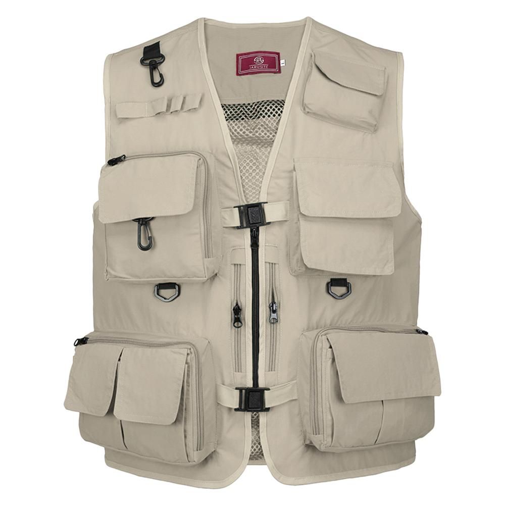 Fishing Photography Vest Summer Multi Pockets Mesh Jackets Quick Dry Waistcoat