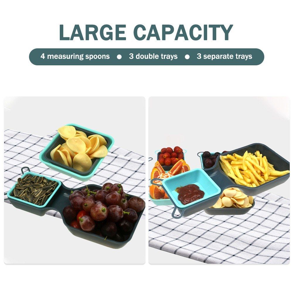 10pcs Trays Set Storage Tray Organizer Container Nesting