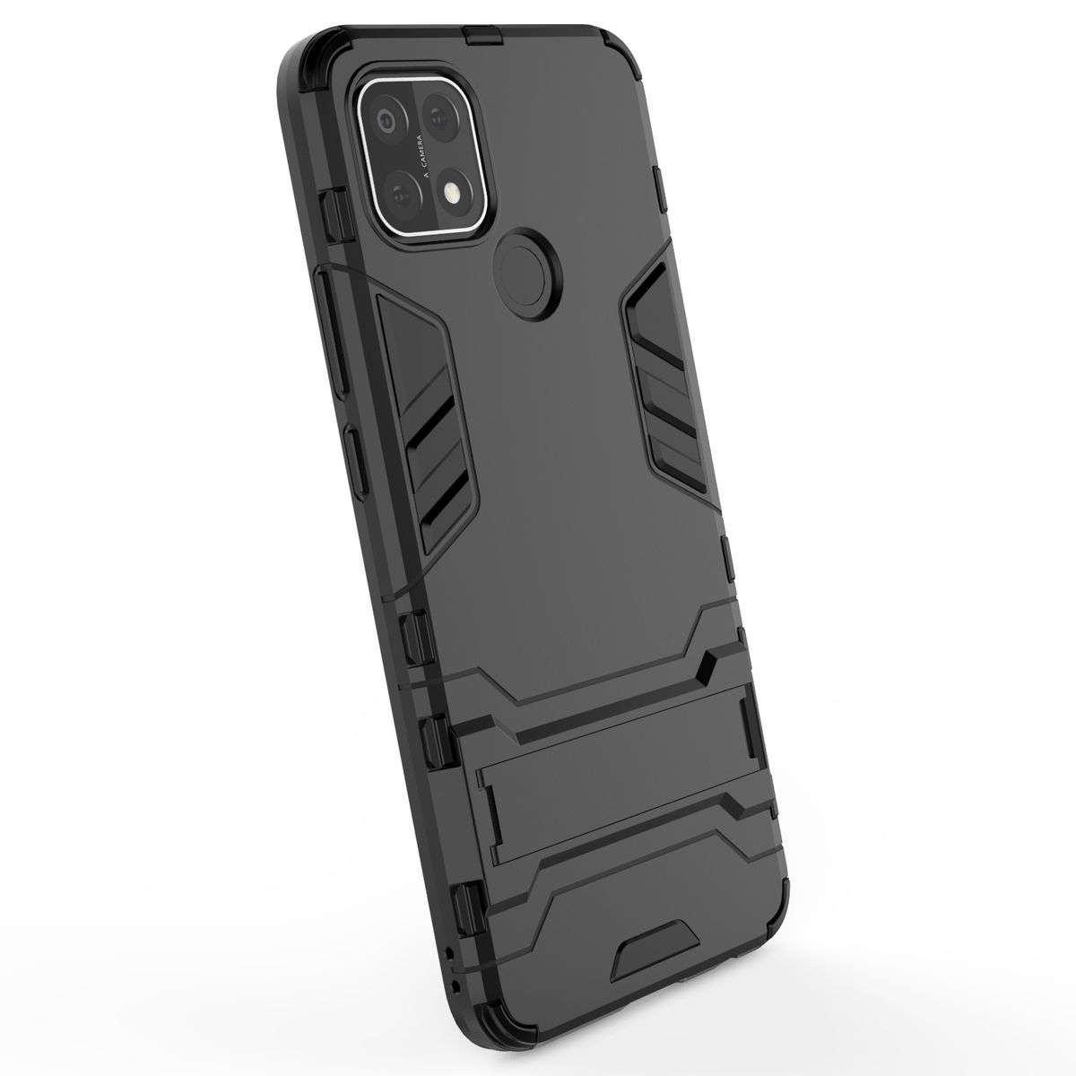For OPPO A15 Protective Case (Navy Blue)