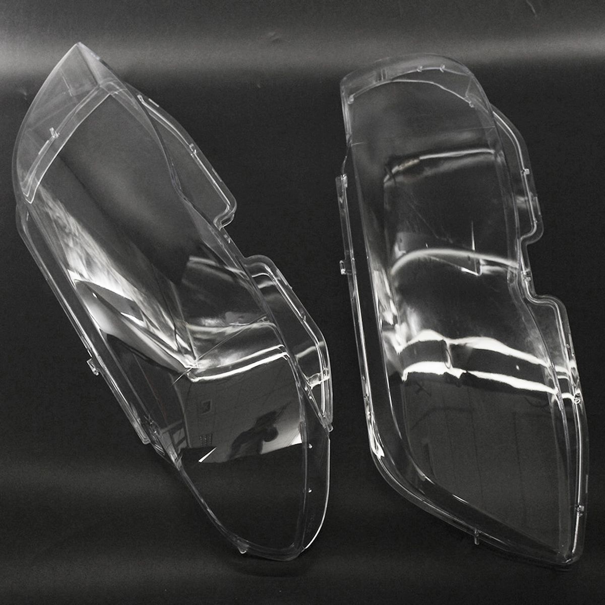 Headlight Glass Headlight Lens Plastic Cover Replacement For