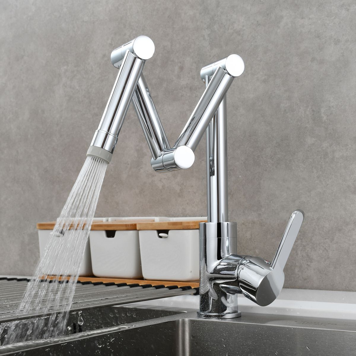 Deck Mounted Chrome Three-Section Extension Faucet,BC1231A