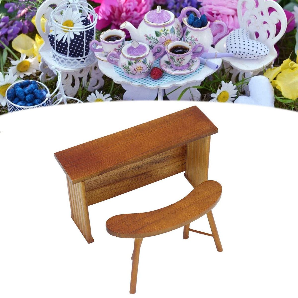 1/12 Scale Dolls House Miniature Bar Chair Doll House