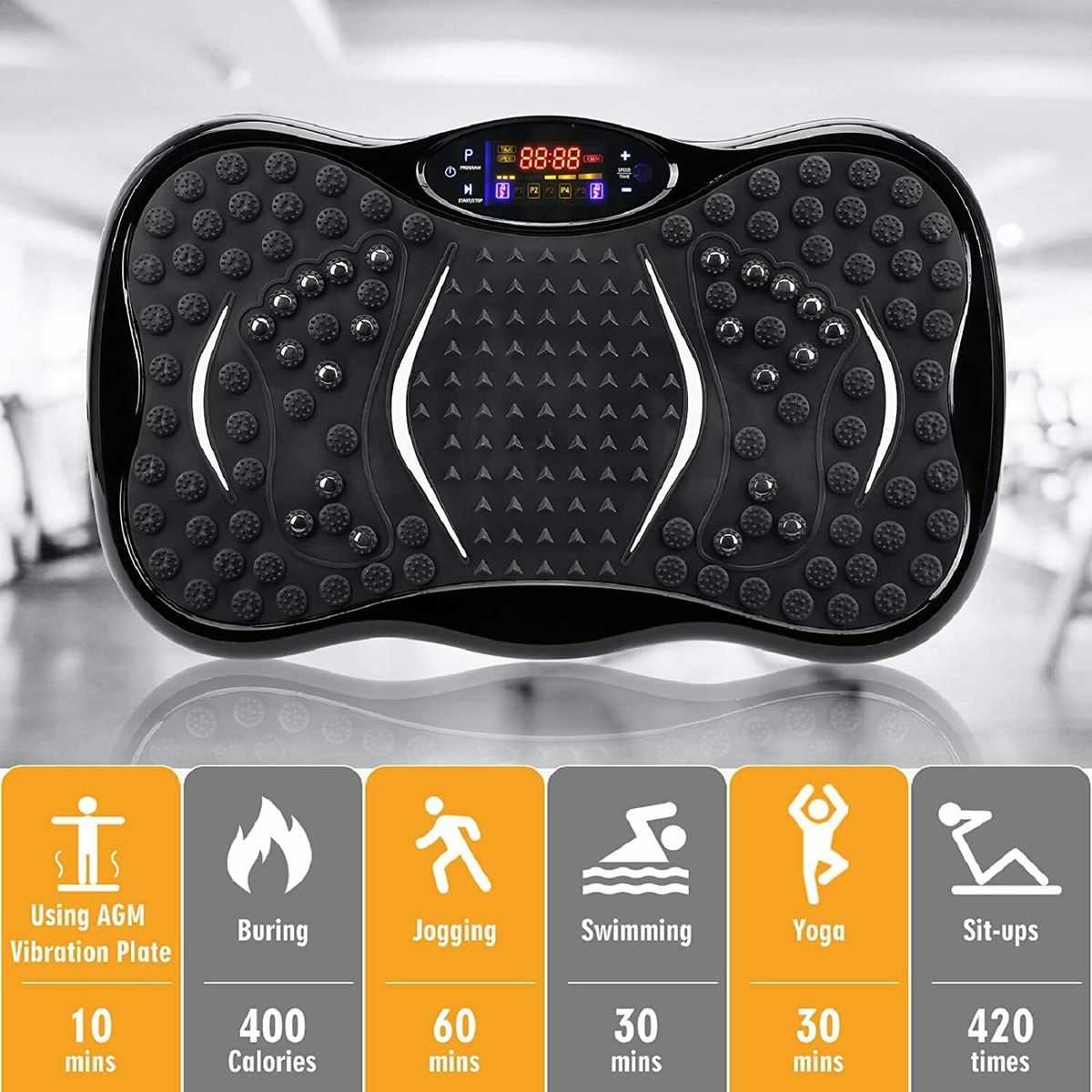 Vibration Machine Crazy Oscillating Fit Body Shaker Massage Fitness Machine
