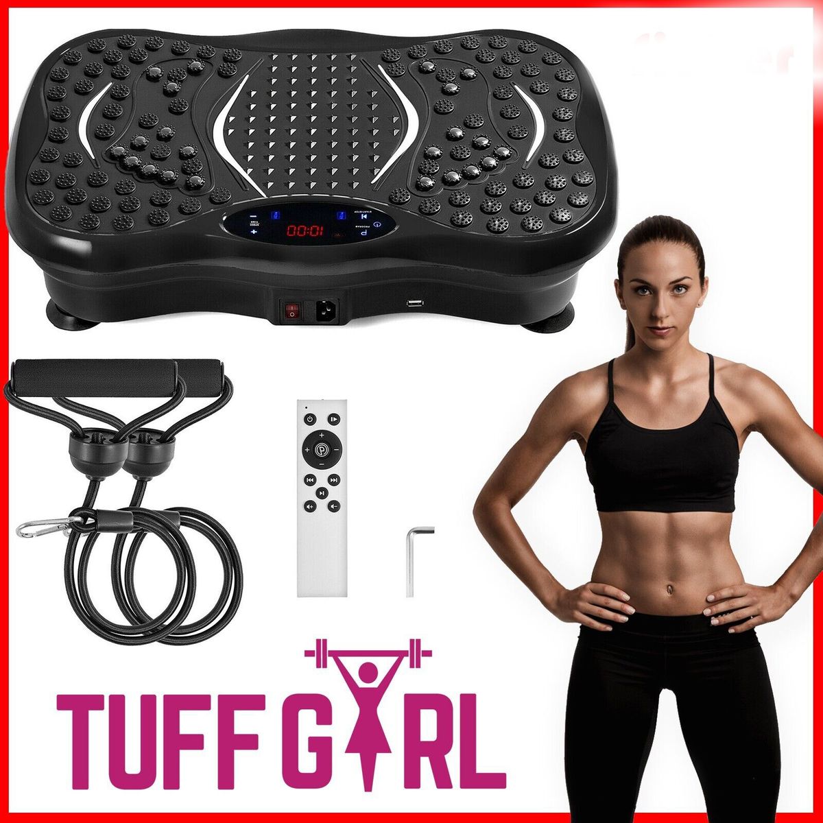 Vibration Machine Crazy Oscillating Fit Body Shaker Massage Fitness Machine