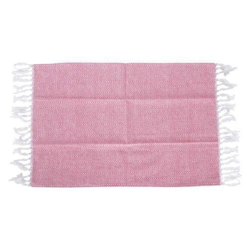 Cotton Yarn Dyed Dish Towel With Hand-made Tassel