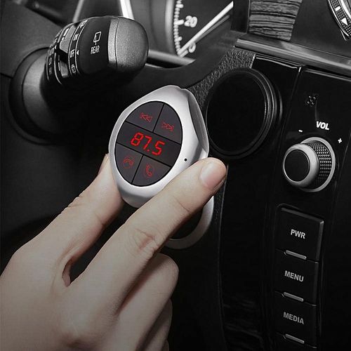 6-in-1 Hands Free Wireless Bluetooth FM Transmitter Modulator Car MP3 Player TF/SD Memory Card USB LCD Car Accessories By HT