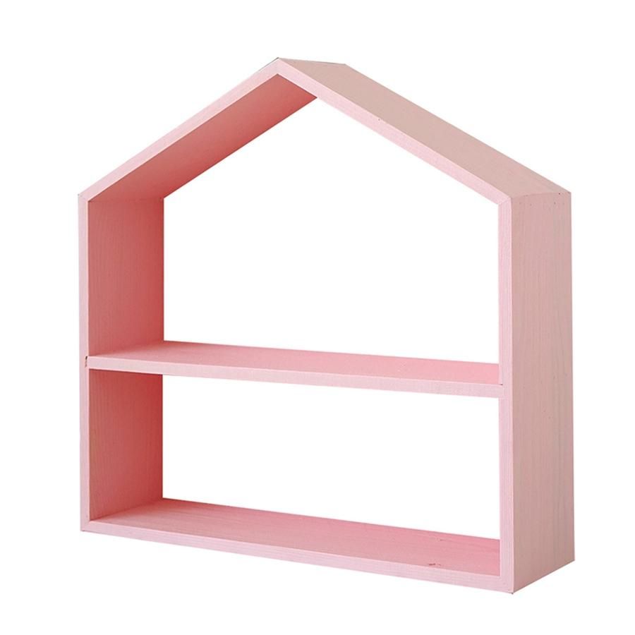 Wood House Ornament Cupcake Stand Nordic Wedding Props Wood Cake Stand Pink