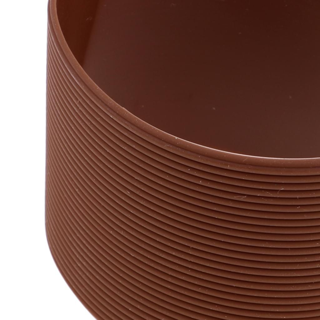 2x MagiDeal Outdoors Silicone Round Non- Water Bottle Mug Cup Sleeve