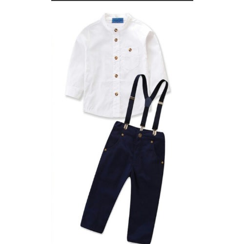 Up & Down Cute Wears For Boys -White & Blue