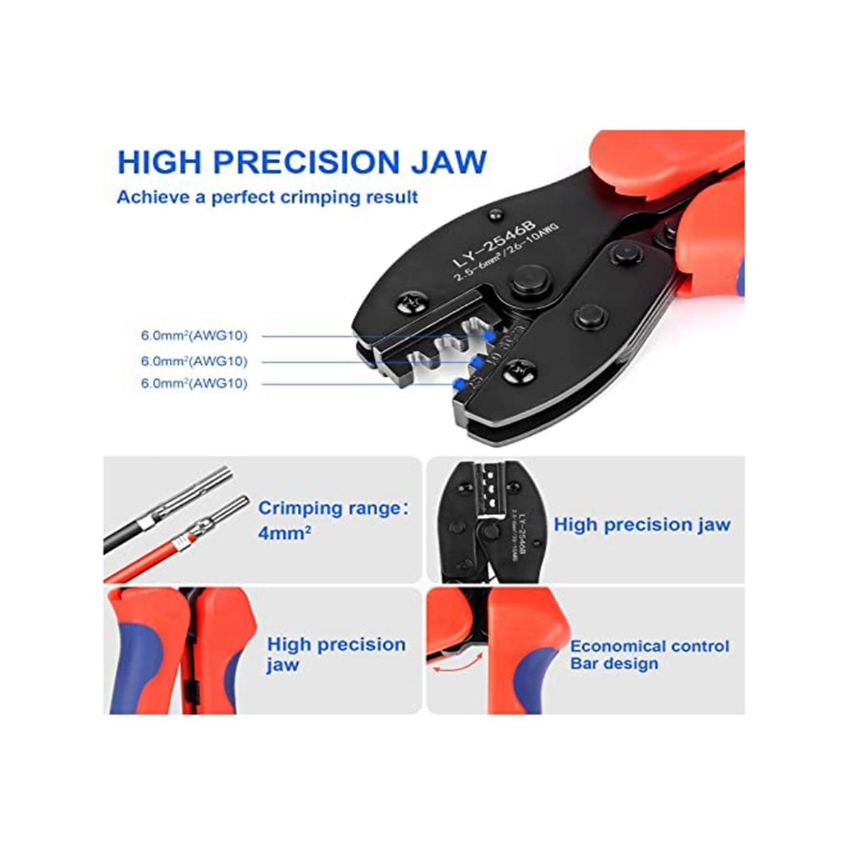 Solar Cable MC-4 Connector-Crimping Tool Kit20 Pairs MaleFemale Solar Panel ConnectorsSolar Panel Wiring Kits