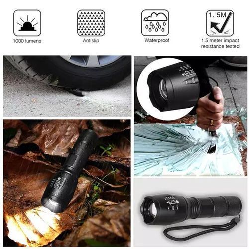 Tactical Powerful Security Flashlight