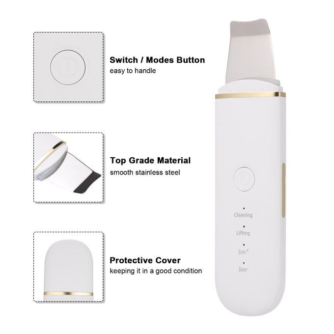 Pore Cleanser Cordless Facial Skin Scrubber USB