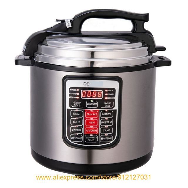 Multi Electric Pressure Cooker Non-Stick Cooker UK Plug