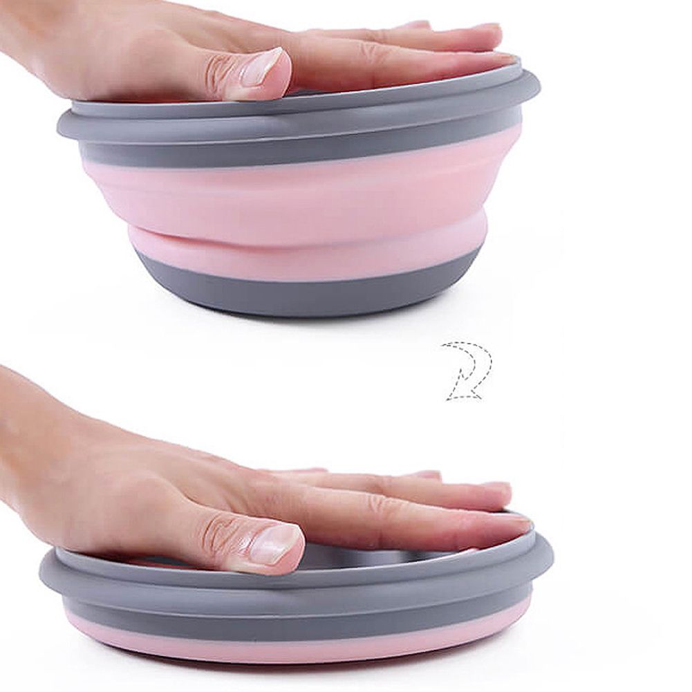 3Pcs/Set Bowl Sets PP+TPR Lunch Folding Bowl Portable