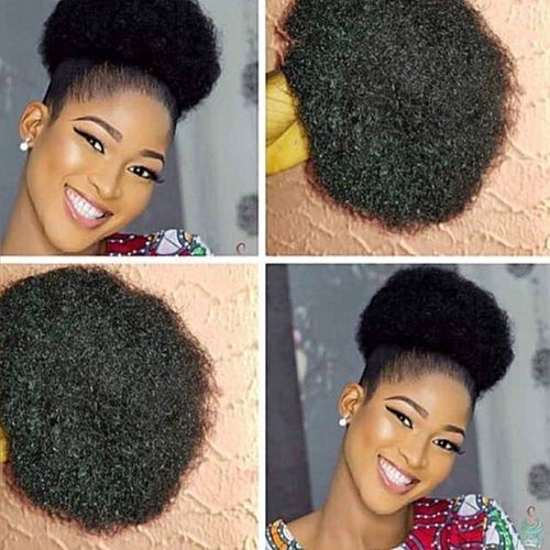 Hair Bun- Afro Ponytail