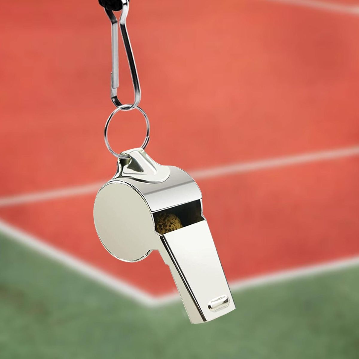 Teacher Whistle 3-pack Stainless Steel Sports Whistles for Coaches