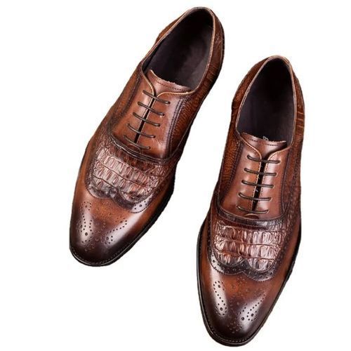 Alsome Men's Formal Shoe - Brown Office Shoe