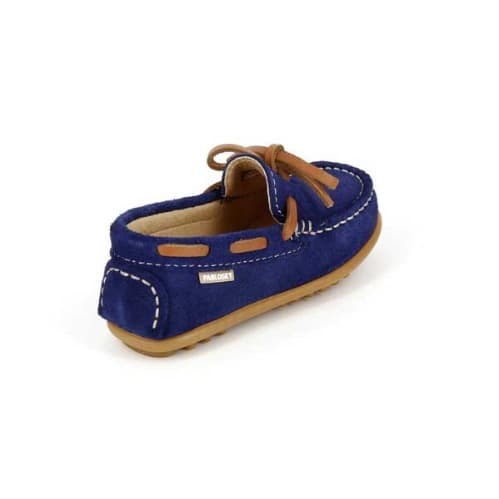 Pablosky Moccassin Suede Shoe - Blue