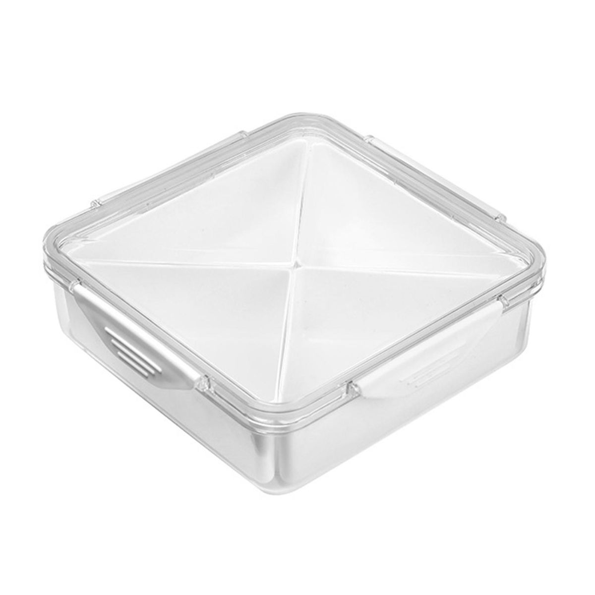 Fruit Tray with Compartments Versatile Veggie Tray 46 for Appetizers White