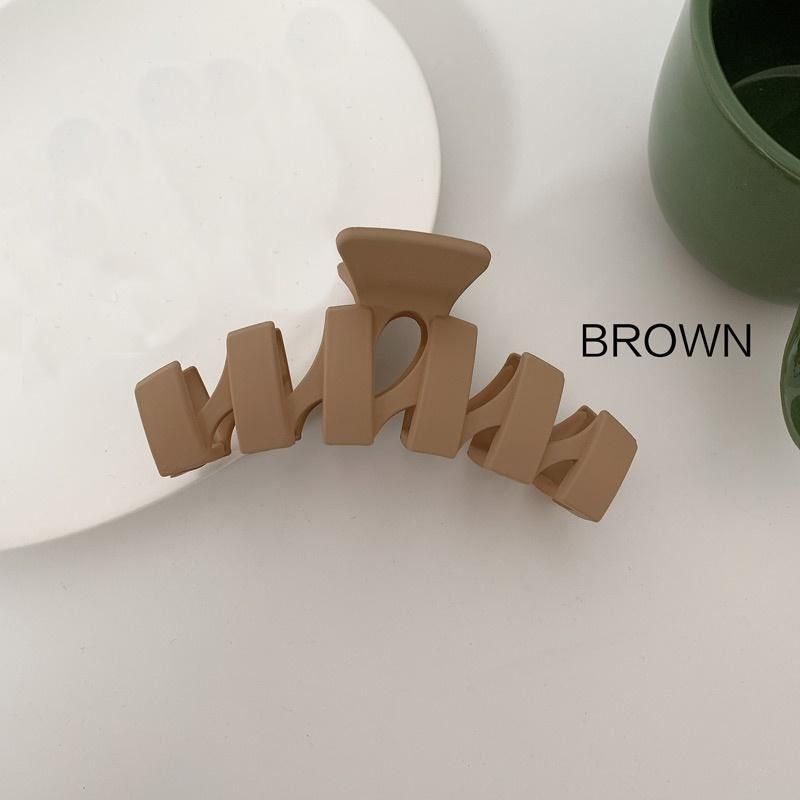 1PC Hairpin Ladies Clip Fashion Brown