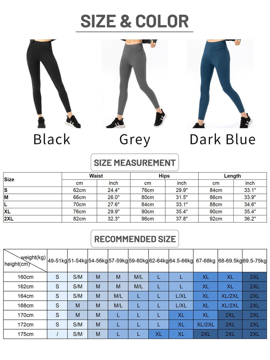 Women Sports Leggings with Pocket Tight Sportwear for Yoga Running Workout