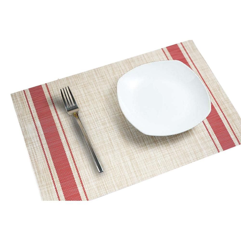 Pmats PVC Table Mats Woven Vinyl Pmats Set of