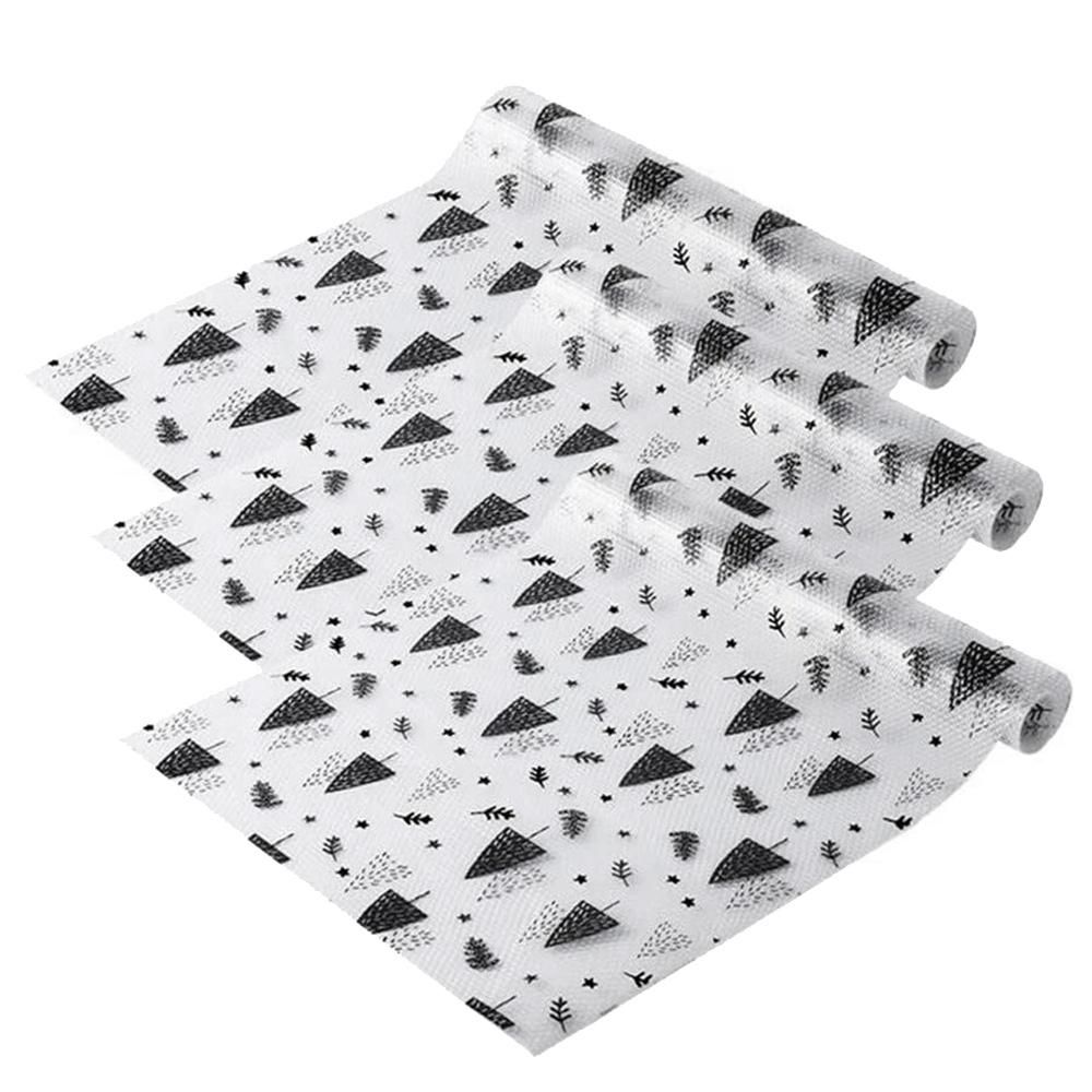 Non-Slip EVA Cabinet-Drawer-Shelf-Liners Waterproof Kitchen Fridge Pad and Cupboard Mat, Non-Slip Can Be Cut,45x121.5cm