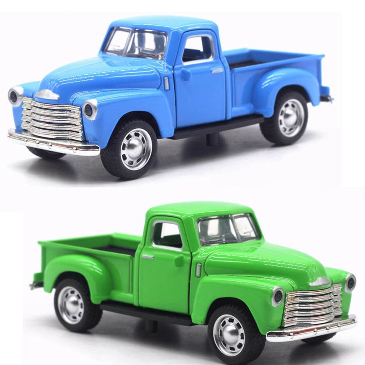 2x 1/32 Alloy Car Model High Simulation Trucks Diecast