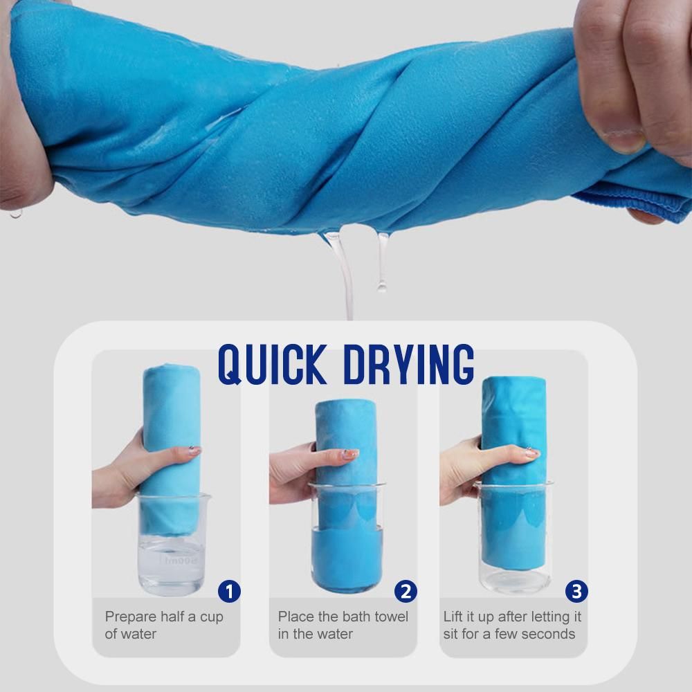 Microfiber Travel Towels Fast Drying Towel for Camping Beach Gym Backpacking
