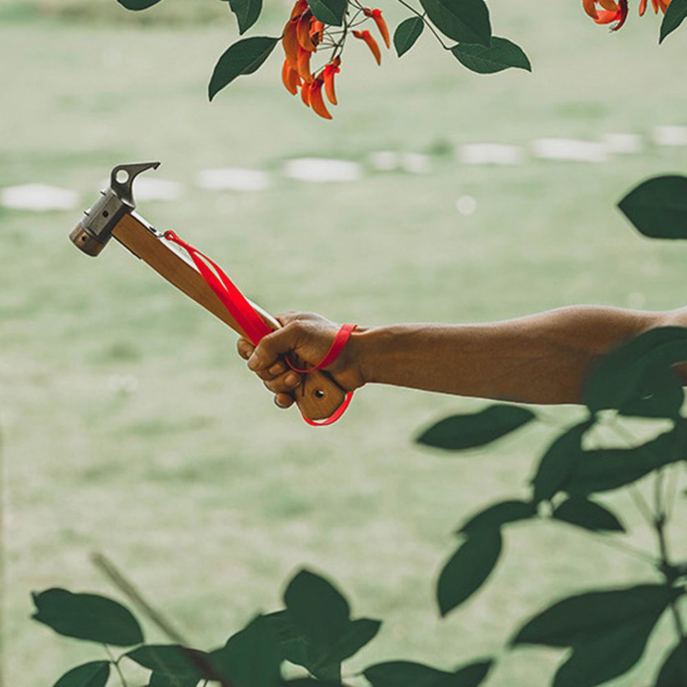 Outdoor Multifunctional Tent Floor Nail Hammer Dual-use