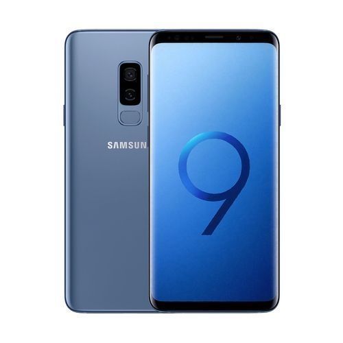 Galaxy S9 Plus (S9+) 6.2-Inch QHD (6GB, 64GB ROM) Android 8.0 Oreo, 12MP + 8MP Single SIM 4G Smartphone - Coral Blue