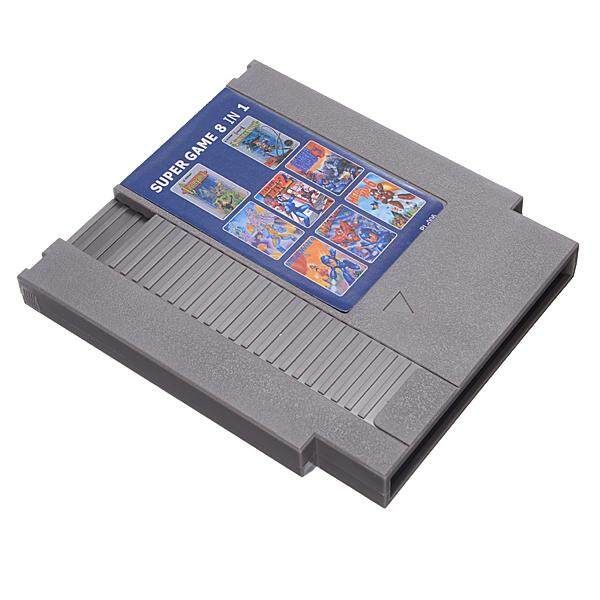 8 In 1 Mega Man 1-6 Castlevania 1 2 Game Card 72 Pin 8 Bit Cartridge For NES Nintendo