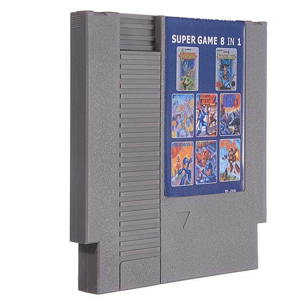 8 In 1 Mega Man 1-6 Castlevania 1 2 Game Card 72 Pin 8 Bit Cartridge For NES Nintendo
