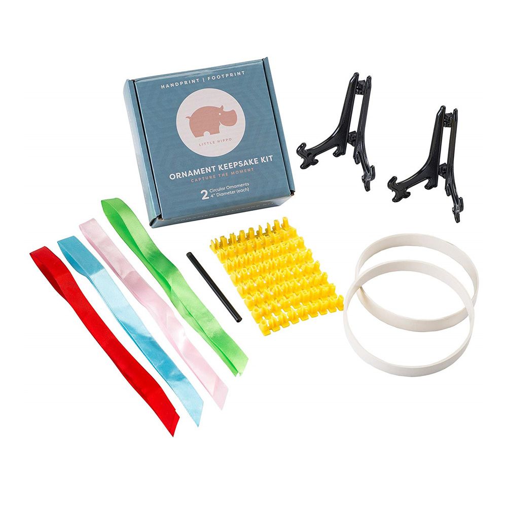 Newborn Baby Handprint Footprint Ornament Kit Baby Milestone